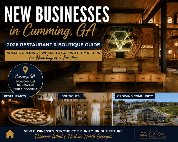 feature image of New Businesses in Cumming GA: Inside the Restaurants and Boutiques Reshaping Forsyth County