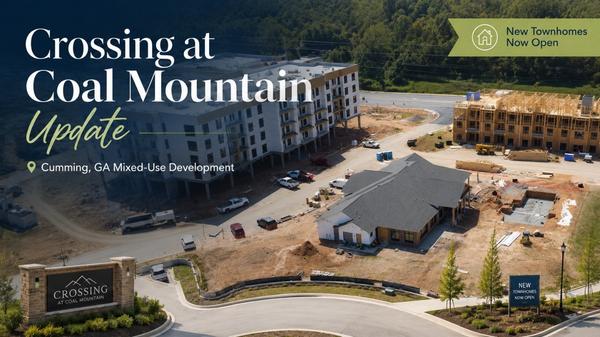 feature image of The Crossing at Coal Mountain: Latest Update on This Cumming, GA Mixed-Use Development