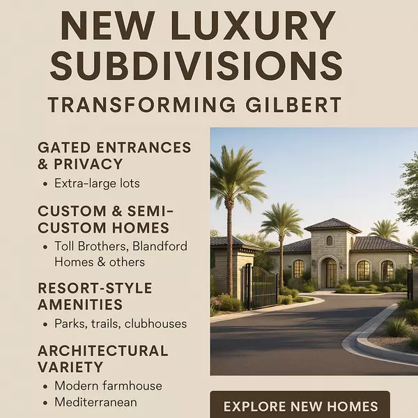 New Luxury Subdivisions in Gilbert: What They Offer and Who’s Building Them,Heath Sullivan