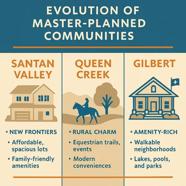 The Evolution of Master Planned Communities: SanTan Valley vs. Queen Creek vs. Gilbert,Heath Sullivan