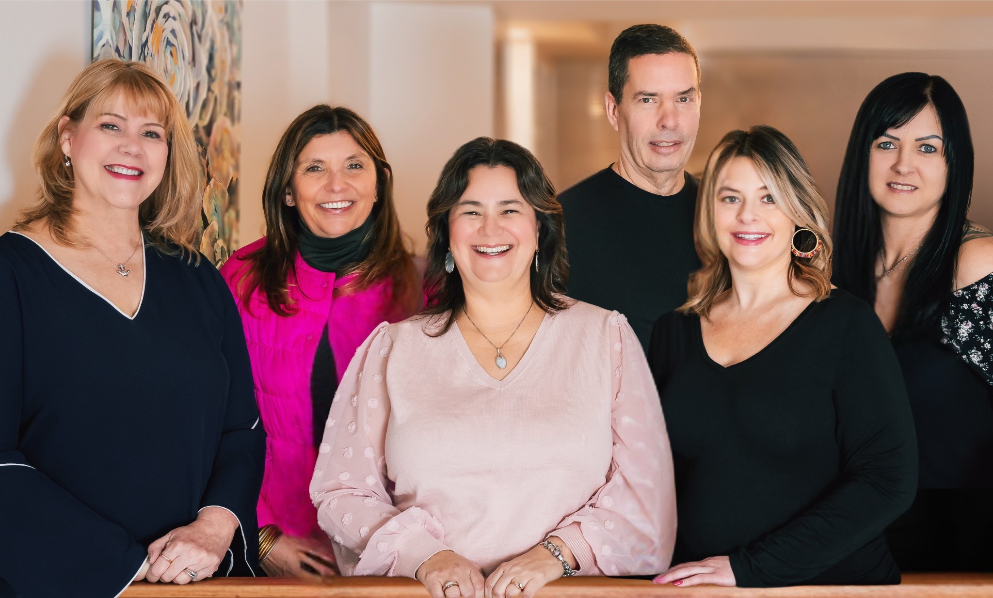 The Lakes Realty Group brokers together at their Fox Lake, Illinois office