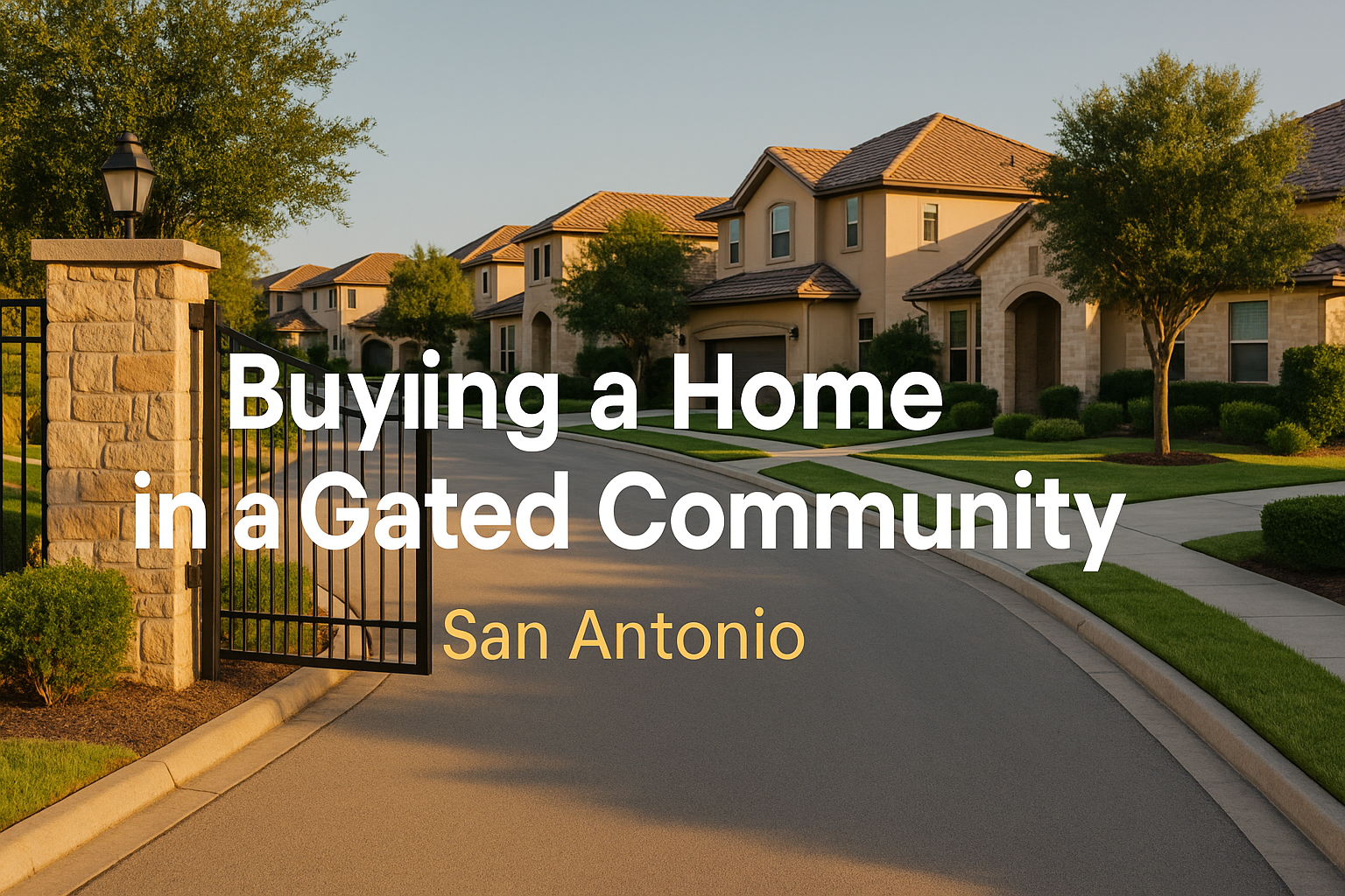 What to Expect When Buying a Home in a Gated Community in San Antonio