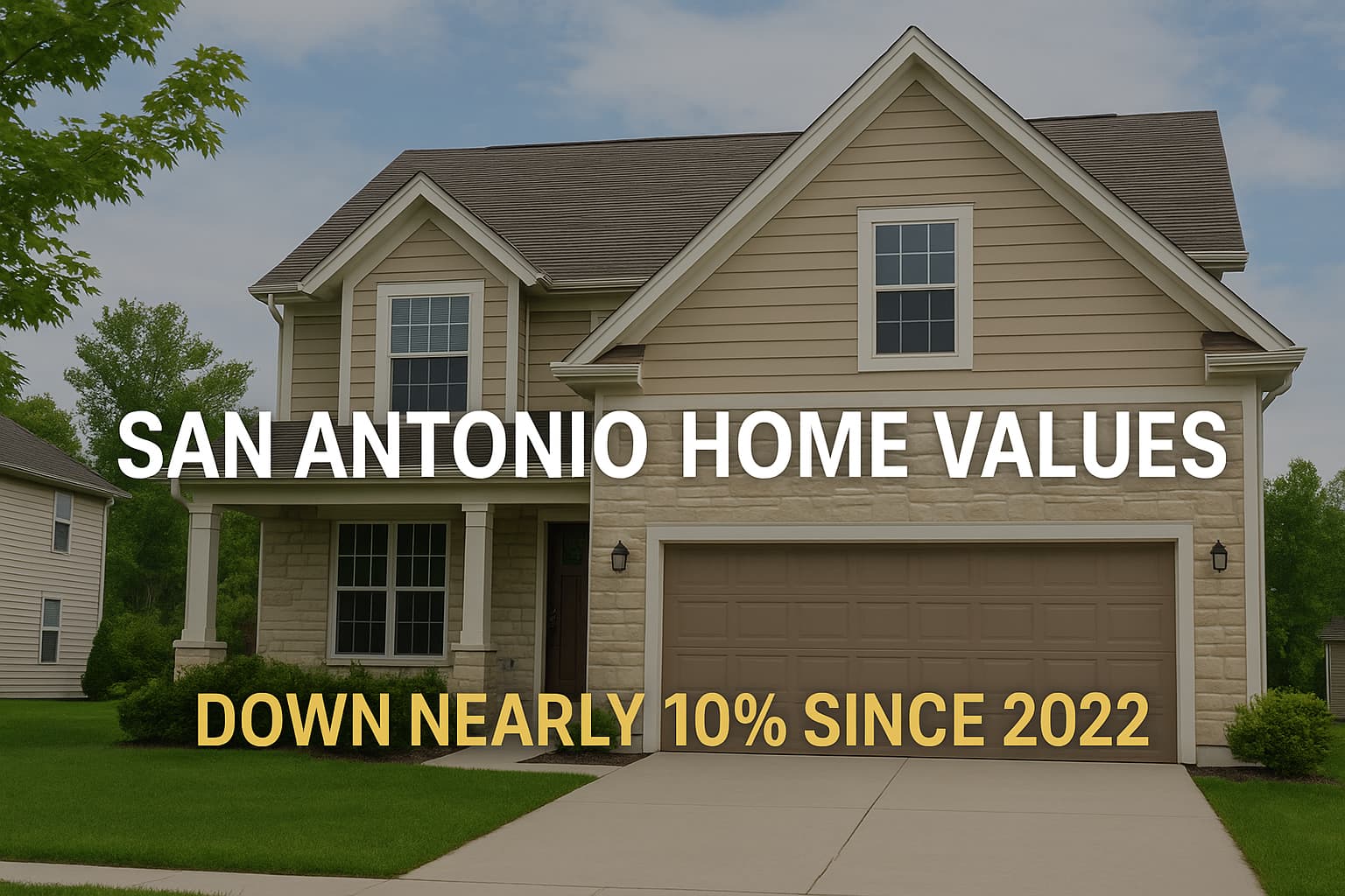 San Antonio Home Values Down Nearly 10% Since 2022