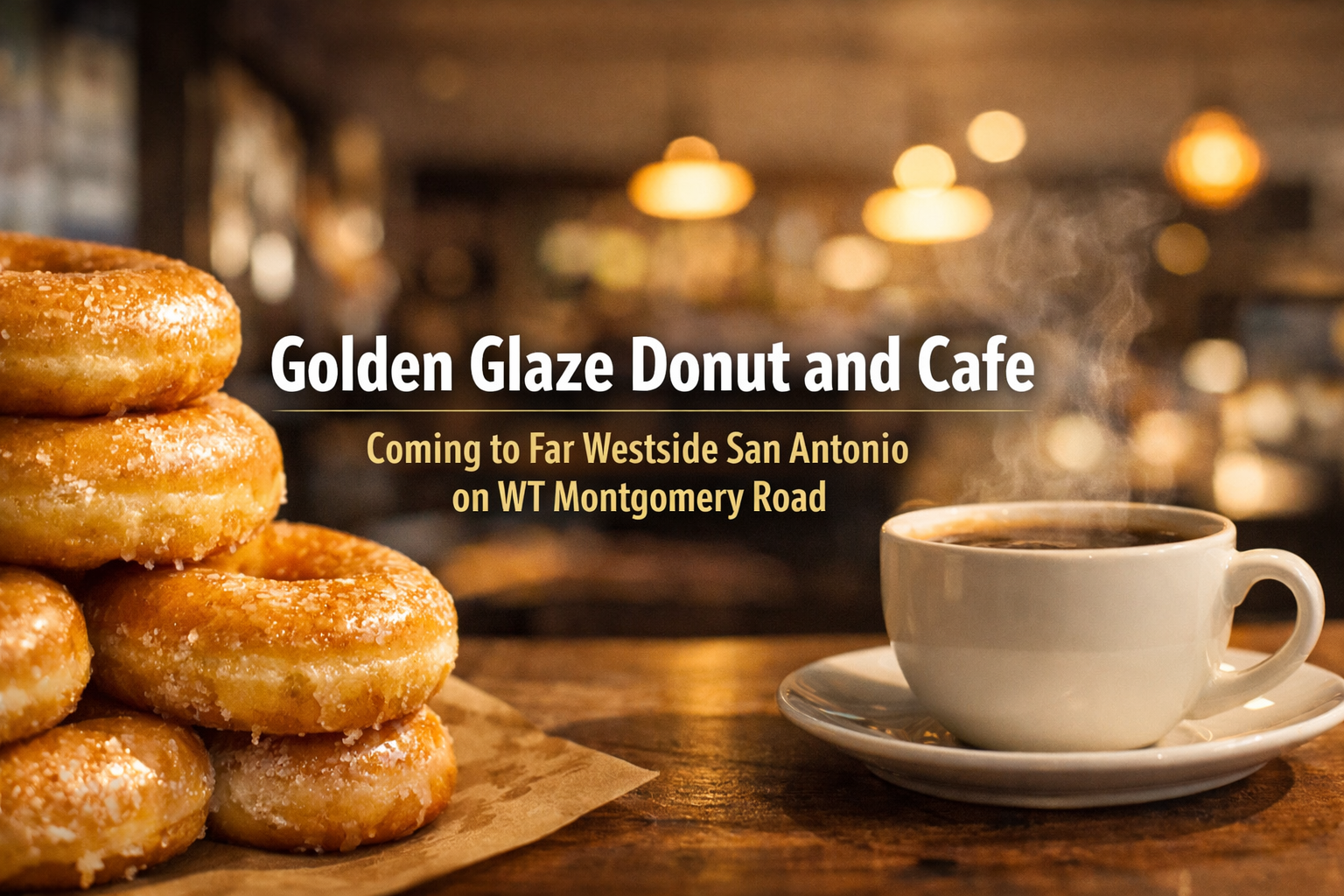 Golden Glaze Donut Cafe Far Westside San Antonio WT Montgomery | Tami Price REALTOR®