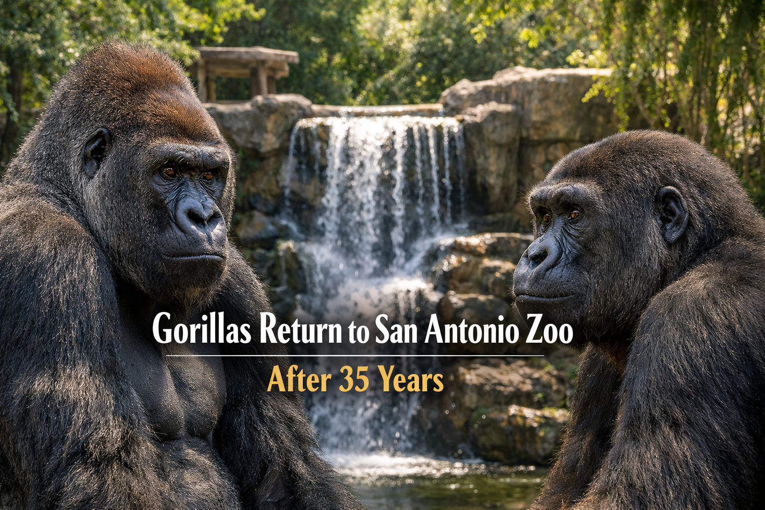 San Antonio Zoo Congo Falls Brings Gorillas Back After 35 Years