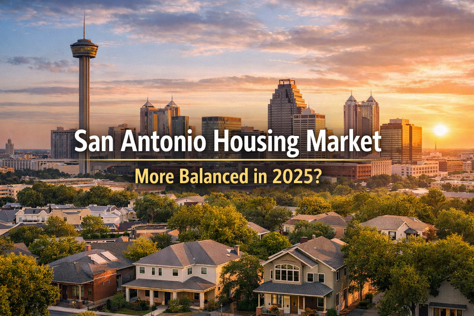 Is the San Antonio Housing Market Becoming More Balanced in 2025?