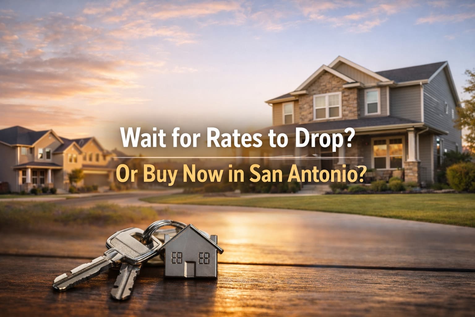 Should I Wait for Rates to Drop Before Buying a Home in Greater San Antonio?