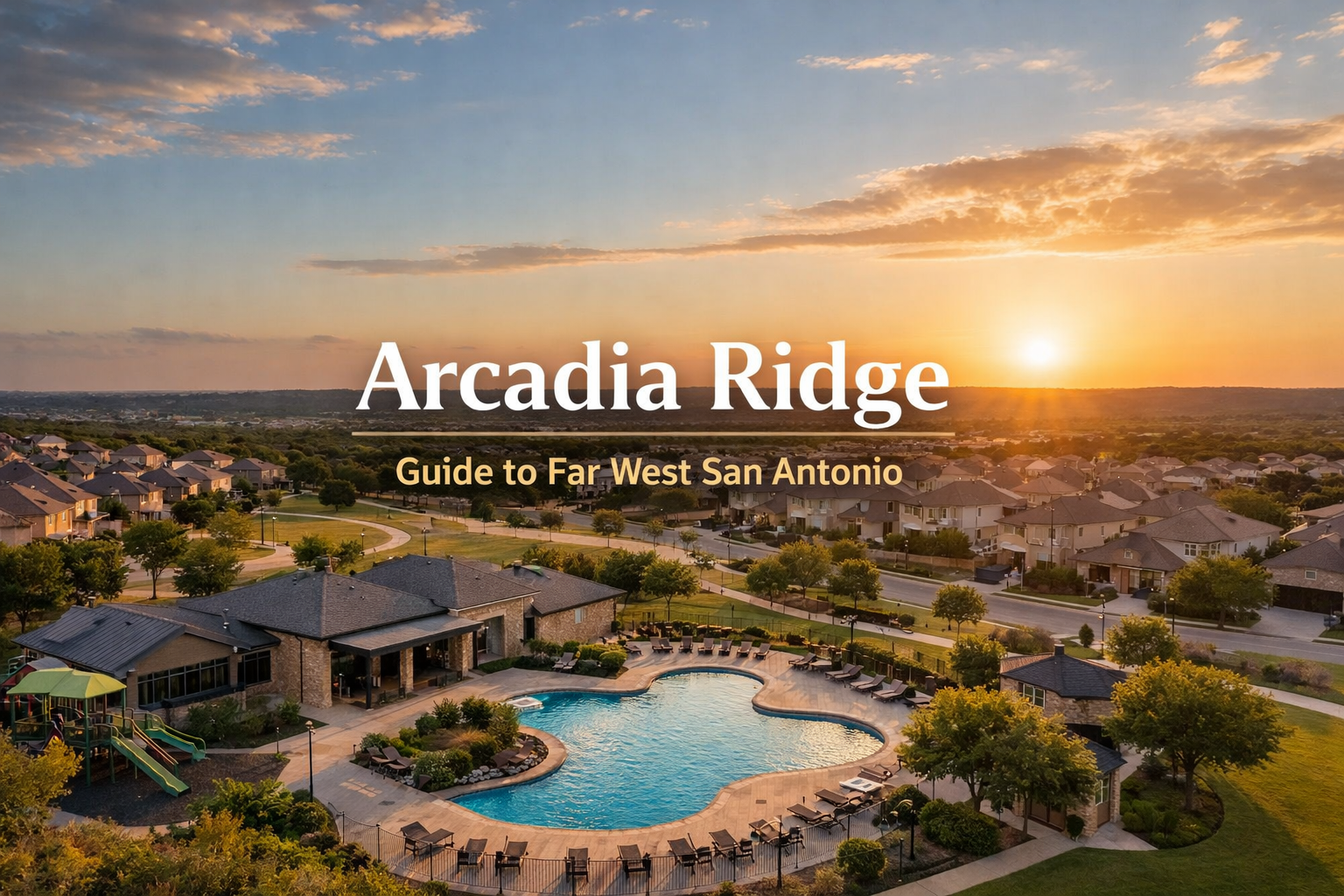 Arcadia Ridge: A Complete Guide to Far West San Antonio's Master Planned Community