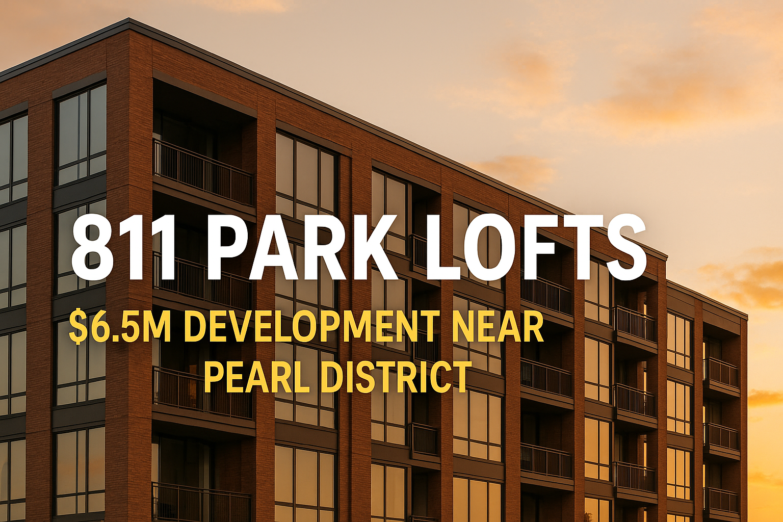 811 Park Lofts: $6.5M Development Near the Pearl District