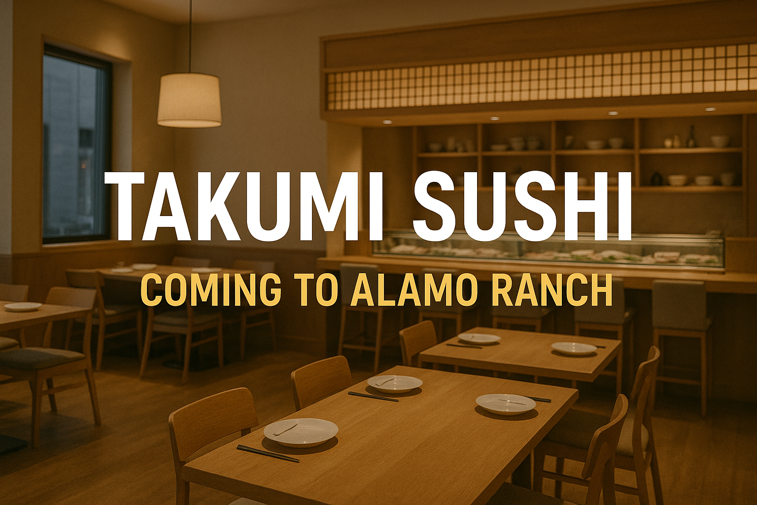 Takumi All-You-Can-Eat Sushi Coming to Alamo Ranch
