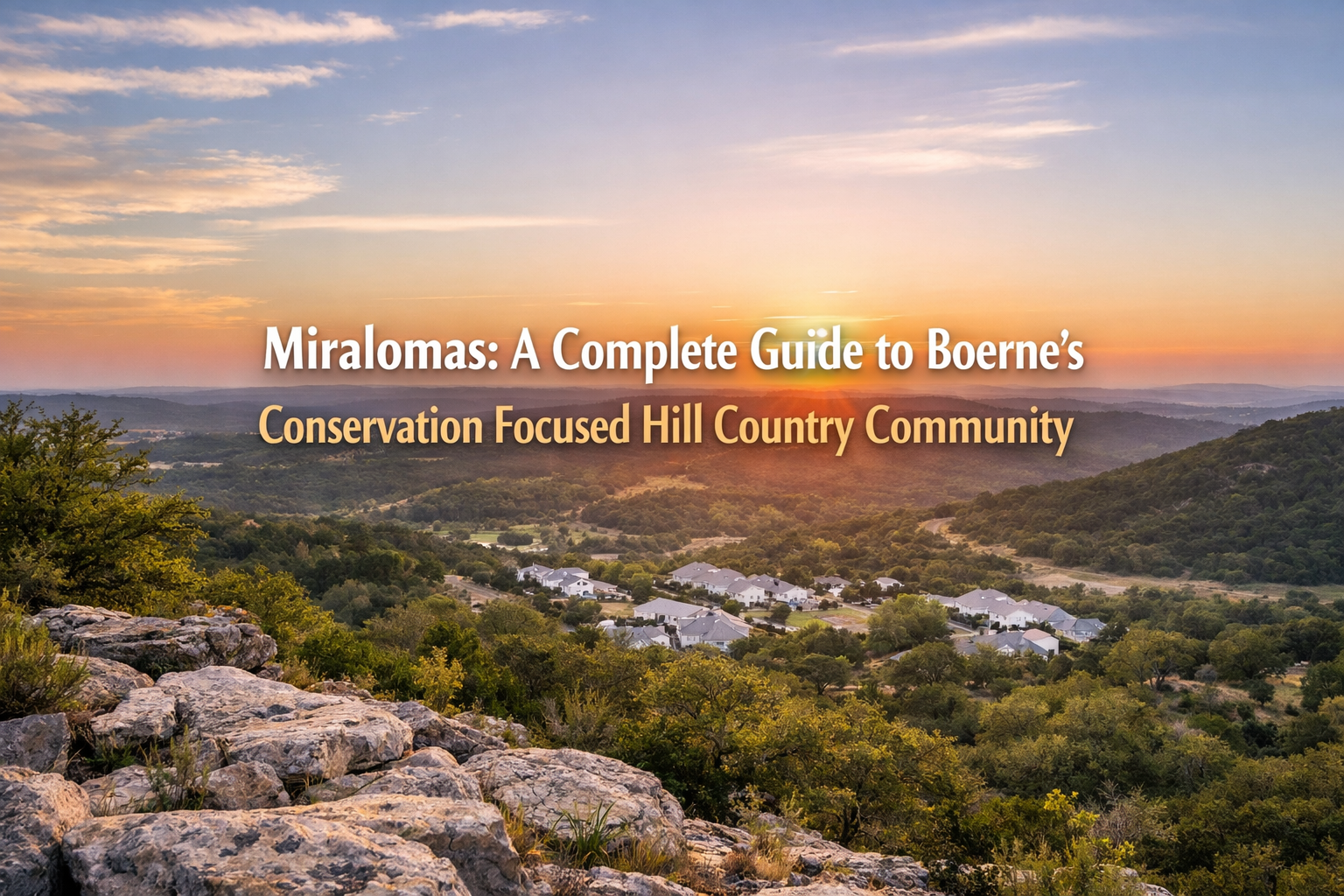 Miralomas: A Complete Guide to Boerne's Conservation Focused Hill Country Community