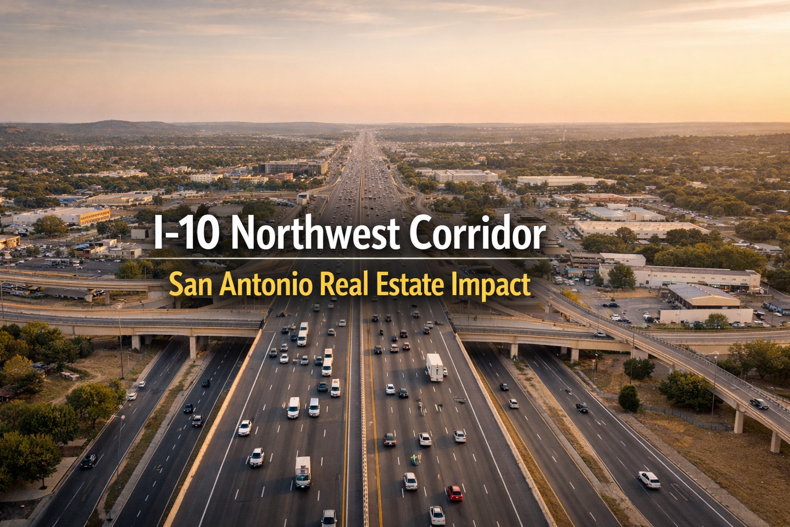 Interstate 10 Northwest Corridor: How I-10 Expansion Affects San Antonio Real Estate