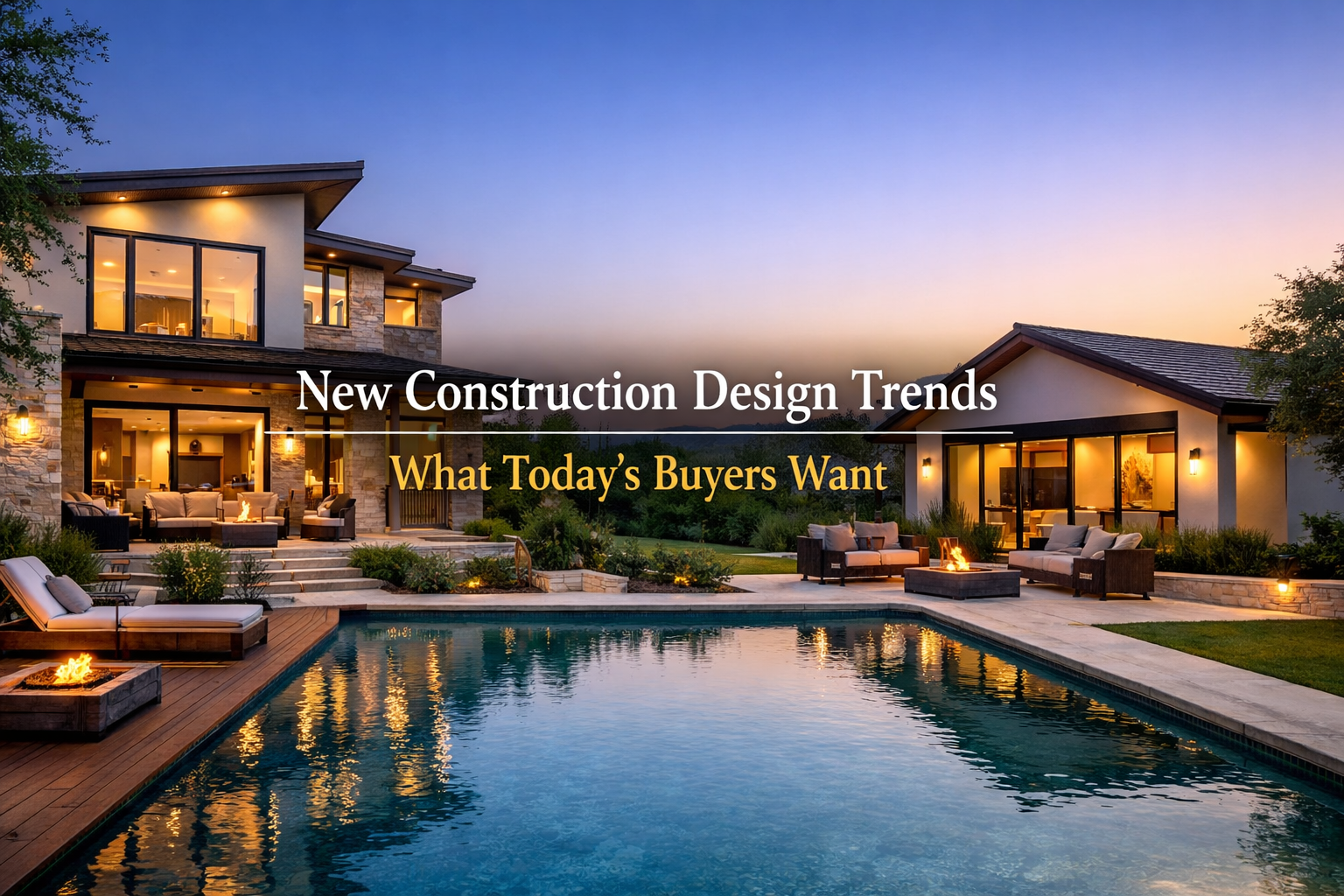 New Construction Design Trends in San Antonio: What Today's Buyers Want in Modern Homes