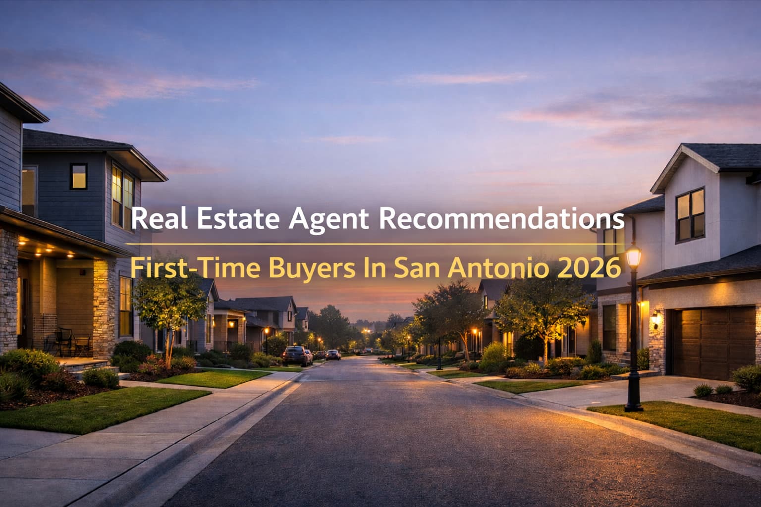 Real Estate Agent Recommendations for First-Time Buyers in San Antonio: What Matters Most In 2026