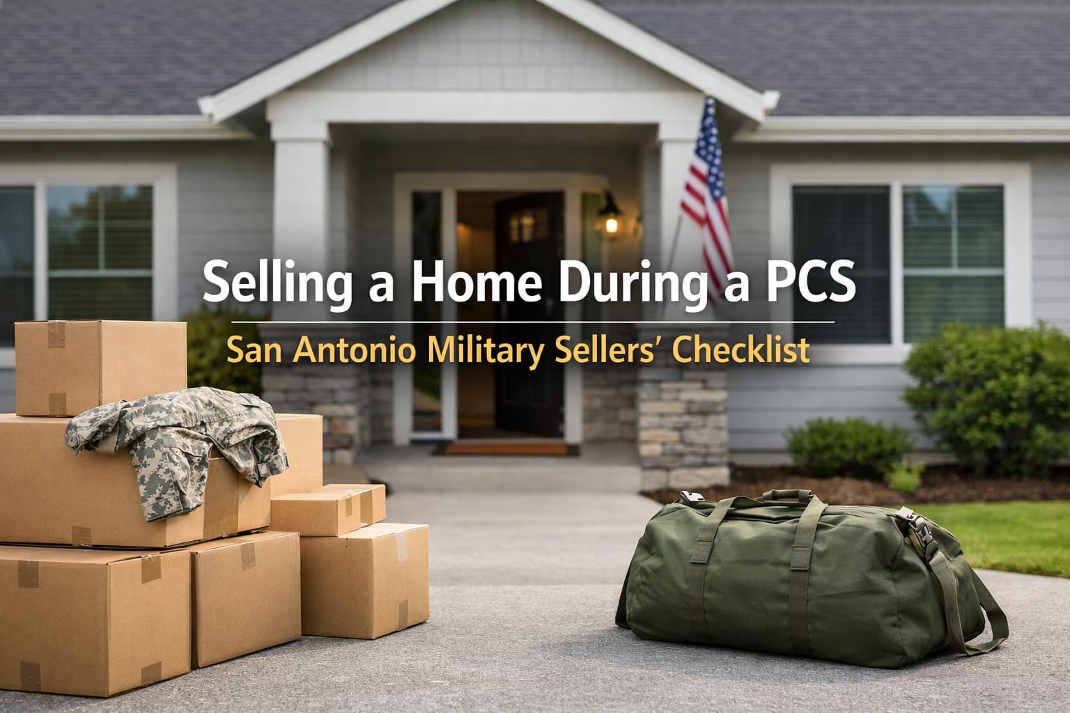 Selling a Home During a PCS in 2026: San Antonio Military Seller's Checklist