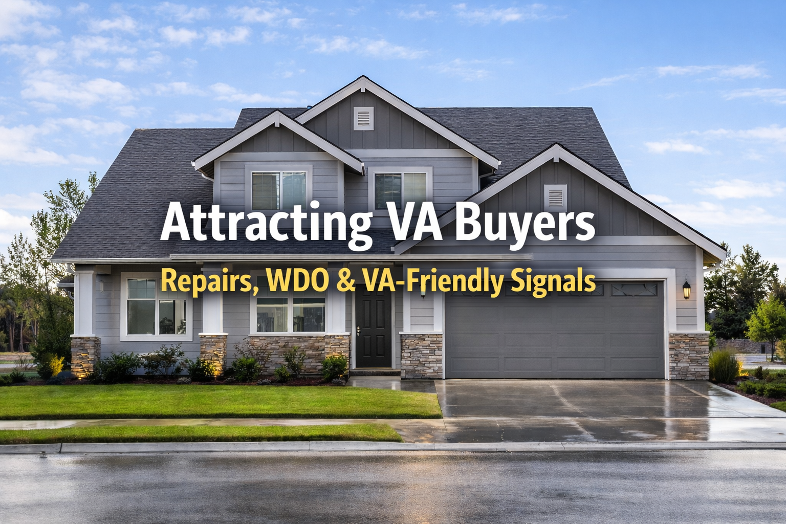 “How to Attract VA Buyers as a Seller: Repairs, WDO, and ‘VAFriendly’ Listing Signals That Matter” 