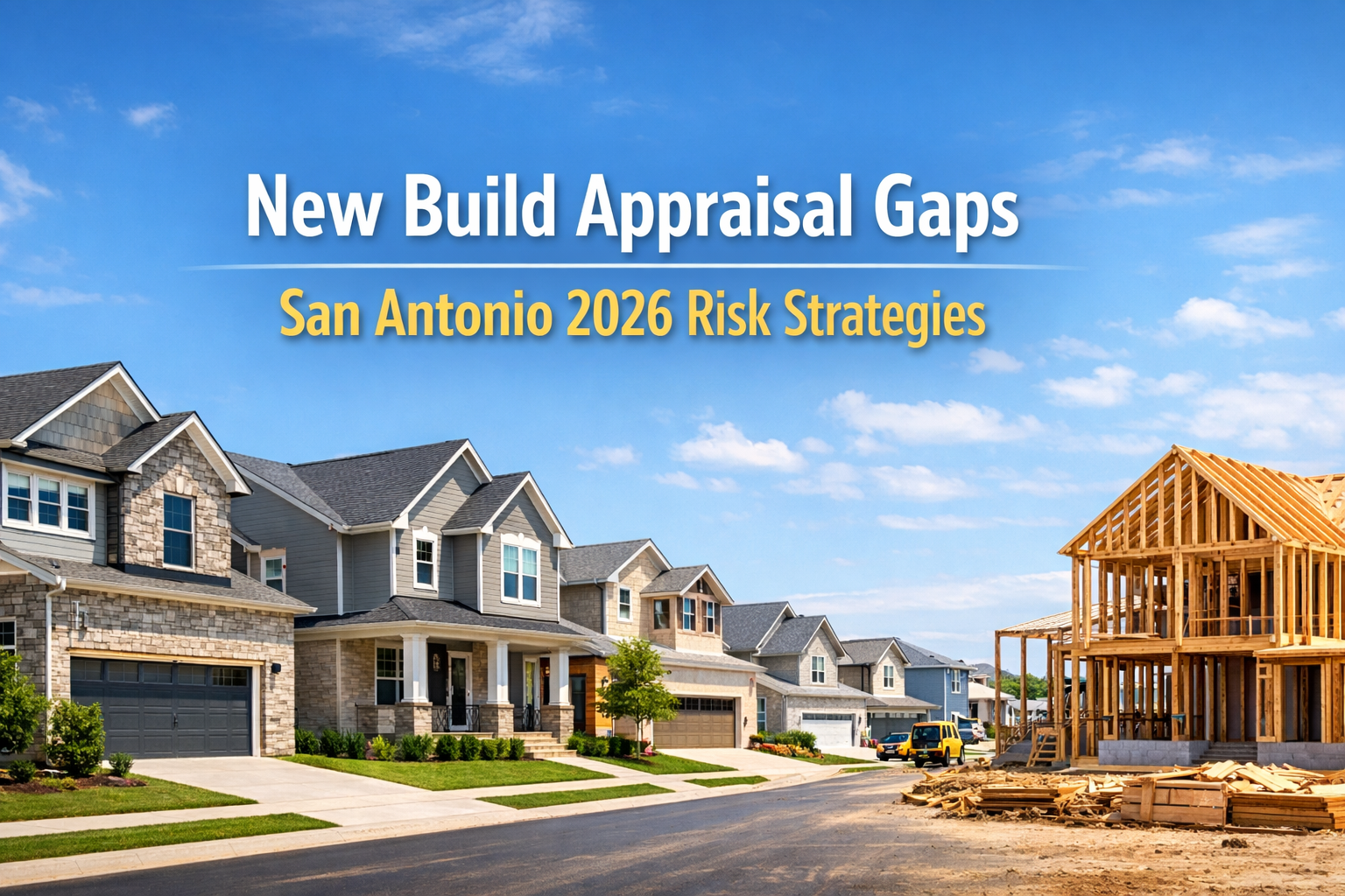  New Build Appraisal Gaps in 2026: How San Antonio Buyers Reduce Risk With Incentives and Comps