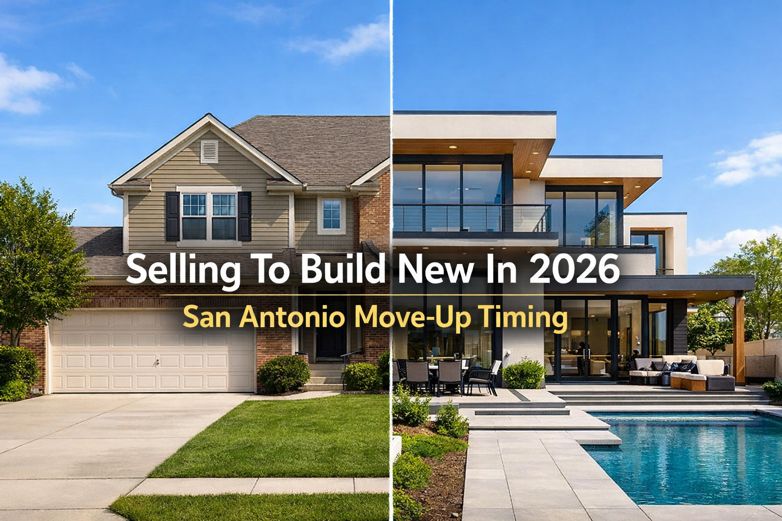 Selling Your Current Home to Build New in 2026: Timing the MoveUp in San Antonio