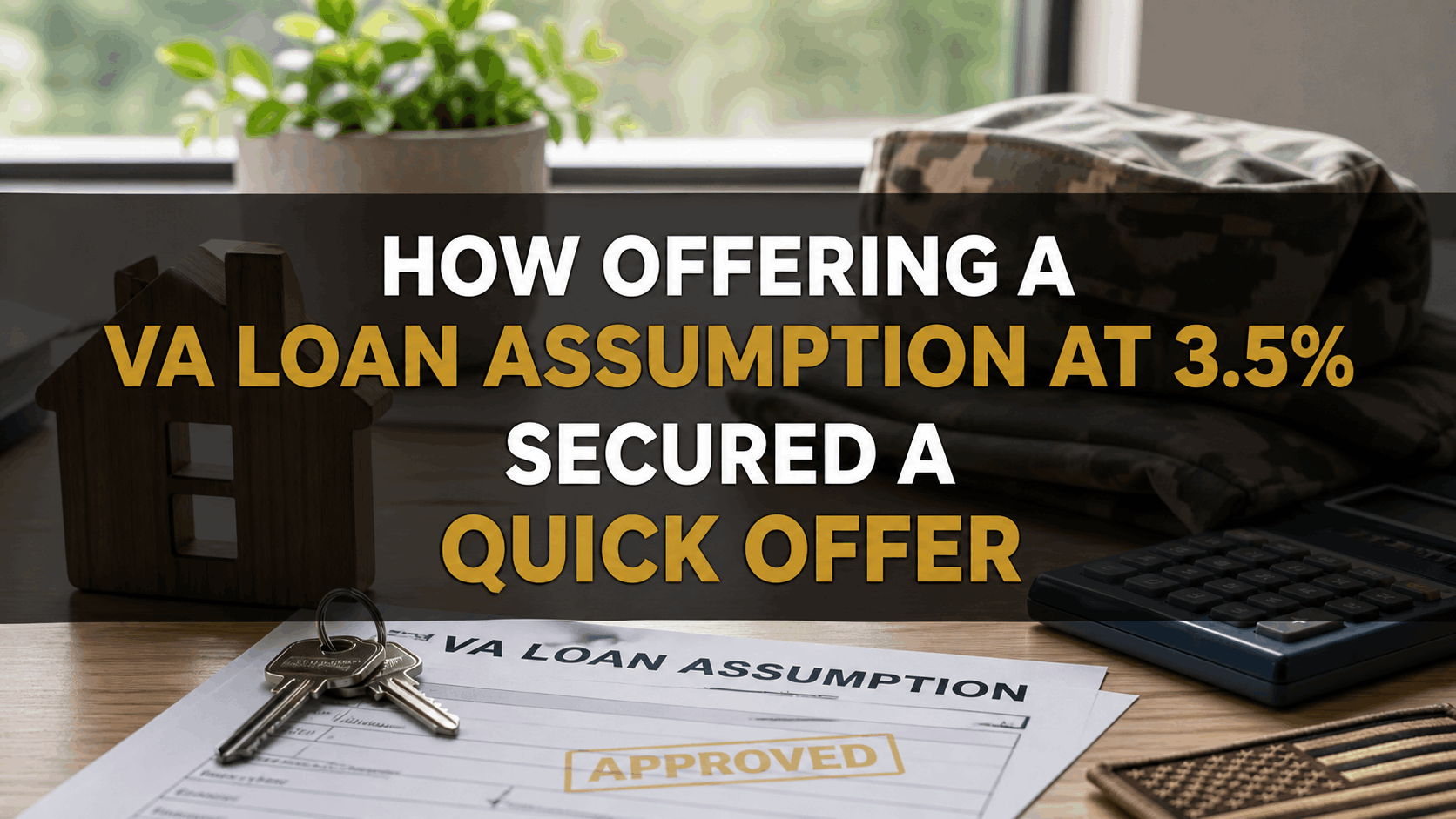 How Offering a VA Loan Assumption at 3.5% Secured a Quick Offer