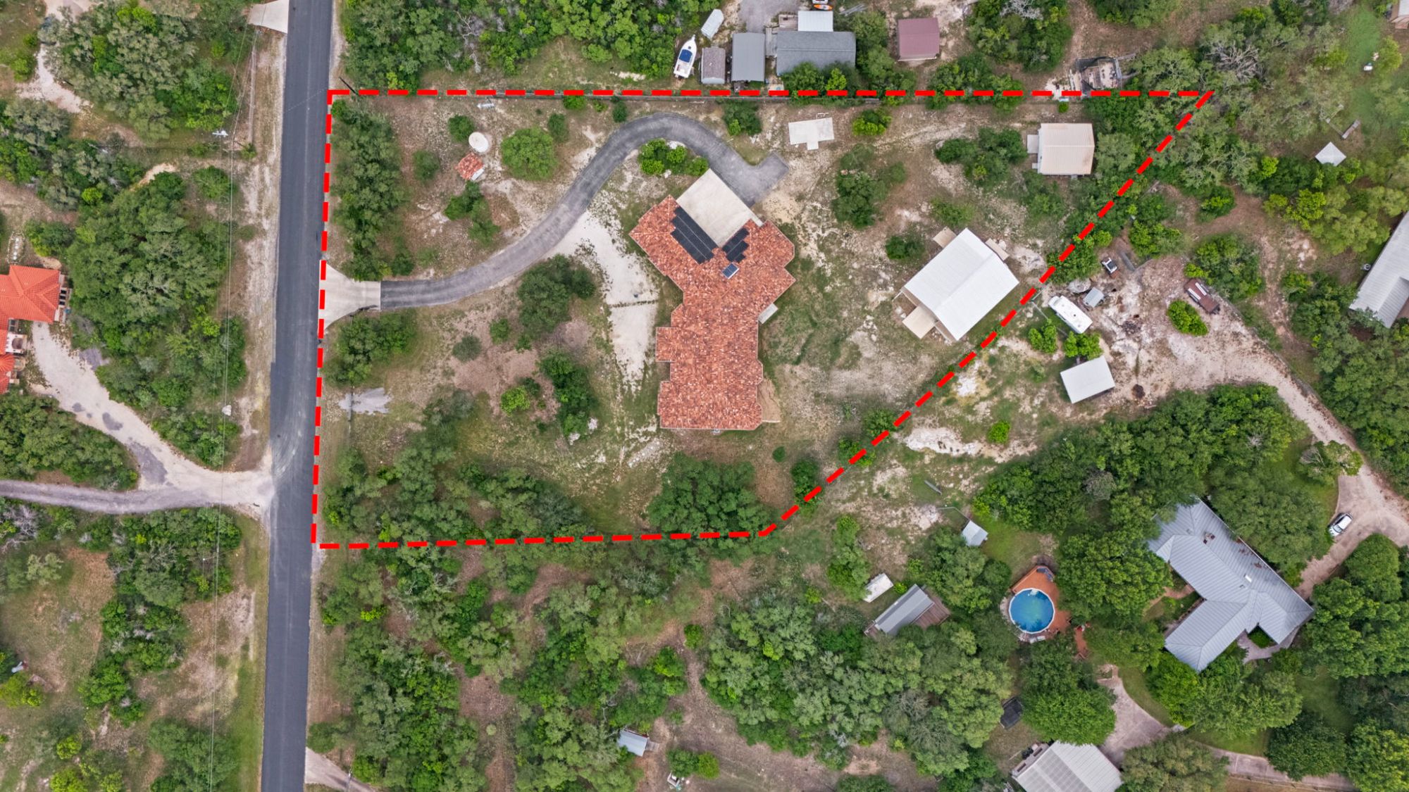 Custom Mediterranean Estate on 2 Acres with 10KW Solar and RV Garage in Rolling Oak Estates Near Alamo Ranch