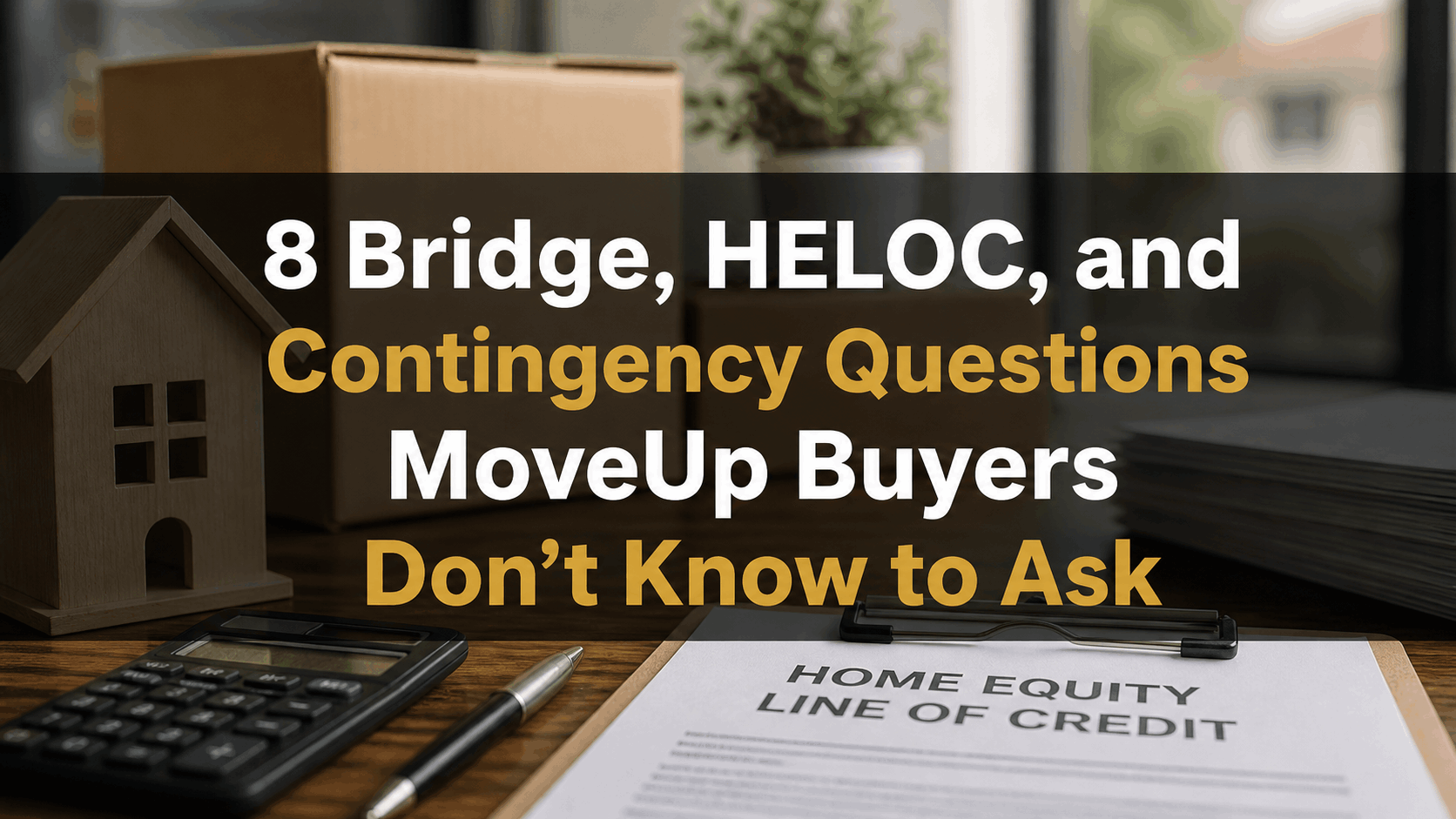 8 Bridge, HELOC, and Contingency Questions MoveUp Buyers Don’t Know to Ask
