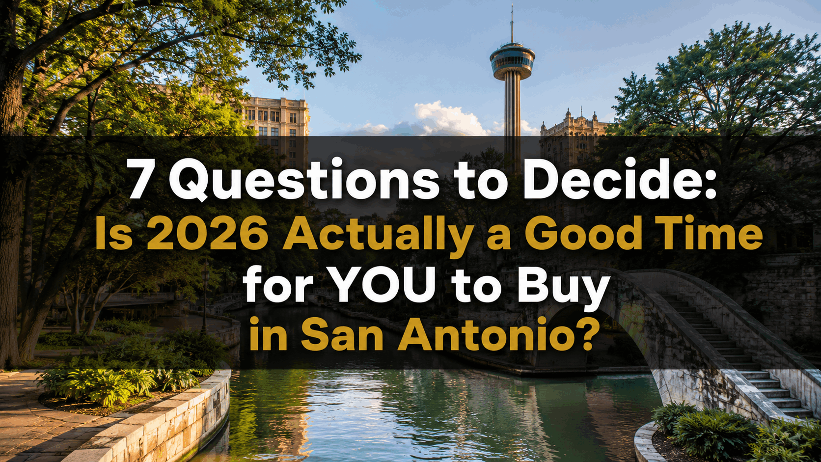 7 Questions to Decide: Is 2026 Actually a Good Time for YOU to Buy in San Antonio?  Meta Description: Wondering if 2026 is the right time to buy a home in San Antonio? Ask yourself these seven important questions before making your move.  SEO Keywords: San Antonio home buying 2026, buying a home in San Antonio, San Antonio real estate market, first time home buyer San Antonio, move up buyer San Antonio, San Antonio new construction homes, military relocation San Antonio, San Antonio REALTOR®, homes for sale in San Antonio  Is 2026 Actually a Good Time for You to Buy in San Antonio?  One of the most common questions buyers ask is, “Should I buy now, or should I wait?”  The answer isn't found in a headline, an interest rate forecast, or a social media post. The right time to buy depends on your finances, your goals, your timeline, and the opportunities available in today's market.  While some buyers continue waiting for lower rates, others are taking advantage of increased inventory, builder incentives, seller concessions, and reduced competition compared to previous years.  If you're trying to decide whether 2026 is the right time for you to purchase a home in San Antonio, start by asking yourself these seven questions.  1. Are You Financially Ready to Buy?  Buying a home isn't about finding the lowest interest rate. It's about determining whether homeownership fits comfortably within your budget.  Ask yourself:  Do you have stable employment? Have you reviewed your credit profile? Do you have funds available for down payment and closing costs? Are you comfortable with the monthly payment?  Many buyers assume they need 20% down, but that's often not the case. Depending on the loan program, down payment requirements may be significantly lower.  If your finances are in good shape today, waiting may not provide a substantial advantage.  2. How Long Do You Plan to Stay in the Home?  The longer you expect to stay in a home, the less important short term market fluctuations become.  If you're planning to stay for five years or more, temporary interest rate changes or small price shifts often have less impact than many buyers assume.  Consider:  Is this a long term move? Are you relocating for work? Are you purchasing your first home? Is your household likely to grow or change?  Your timeline plays a major role in determining whether buying now makes sense.  3. Does Your Current Living Situation Still Work?  Many buyers begin their search because their current housing situation no longer meets their needs.  You may have:  Outgrown your current home. Experienced a major life change. Need a shorter commute. Need additional bedrooms or workspace. Want to stop renting.  When your housing needs change, waiting can sometimes create more inconvenience than benefit.  4. Are You Comparing Today's Market to an Unlikely Market?  Many buyers are still comparing today's market to 2020 and 2021.  Those years were unusual.  Historically low interest rates combined with extremely low inventory created conditions that are unlikely to return anytime soon.  Instead of comparing today's market to an exceptional period, focus on whether today's opportunities make sense for your situation.  Many buyers are currently benefiting from:  More available inventory. Less bidding competition. Builder incentives. Seller paid closing costs. Interest rate buydown opportunities.  The market has changed, but opportunities still exist.  5. Could New Construction Create Better Value for You?  One of the biggest factors affecting the San Antonio market in 2026 is builder competition.  Many builders continue offering incentives that can significantly improve affordability, including:  Interest rate buydowns. Closing cost assistance. Appliance packages. Blinds and other upgrades.  For some buyers, a new construction home may provide a lower monthly payment than a similarly priced resale home.  That's why it's important to compare both options before making a decision.  6. If Rates Drop, What Happens Next?  Many buyers are waiting for lower interest rates.  But there's an important question to consider:  What happens if rates drop and thousands of other buyers enter the market at the same time?  Lower rates can increase affordability, but they can also increase competition.  That may lead to:  More multiple offer situations. Faster moving inventory. Reduced negotiating leverage. Higher home prices.  Waiting for lower rates doesn't automatically guarantee a better deal.  7. Are You Waiting for the Right Reason?  There's a difference between strategic waiting and indefinite waiting.  Strategic waiting may involve:  Improving credit. Saving additional funds. Completing a relocation. Waiting for a job change.  Indefinite waiting often stems from uncertainty.  The buyers who tend to make the best decisions are those who understand their options, evaluate the numbers, and create a plan based on their specific goals.  The right time to buy isn't necessarily when rates hit a certain number.  It's when the purchase supports your financial and personal objectives.  The Bottom Line  The question isn't whether 2026 is a good time to buy a home in San Antonio.  The better question is whether 2026 is a good time for you to buy.  Every buyer's situation is different. Your finances, timeline, housing needs, and long term goals matter far more than market predictions.  Before making a decision, evaluate your options carefully, compare both resale and new construction opportunities, and understand how today's market conditions affect your purchasing power.  Tami Price, REALTOR®, has helped buyers navigate changing market conditions for nearly two decades. Whether you're a first time buyer, move up buyer, military family, or relocating to San Antonio, she can help you evaluate your options and create a strategy that fits your goals.  Contact Tami Price, REALTOR® | San Antonio, TX  Internal Link Opportunities New Construction vs. Resale in San Antonio Military Relocation Guide to San Antonio VA Loan Assumptions Explained First Time Home Buyer Guide for San Antonio San Antonio Community Guides Move Up Buyer Resources How Builder Incentives Affect Affordability San Antonio Housing Market Updates and Trends