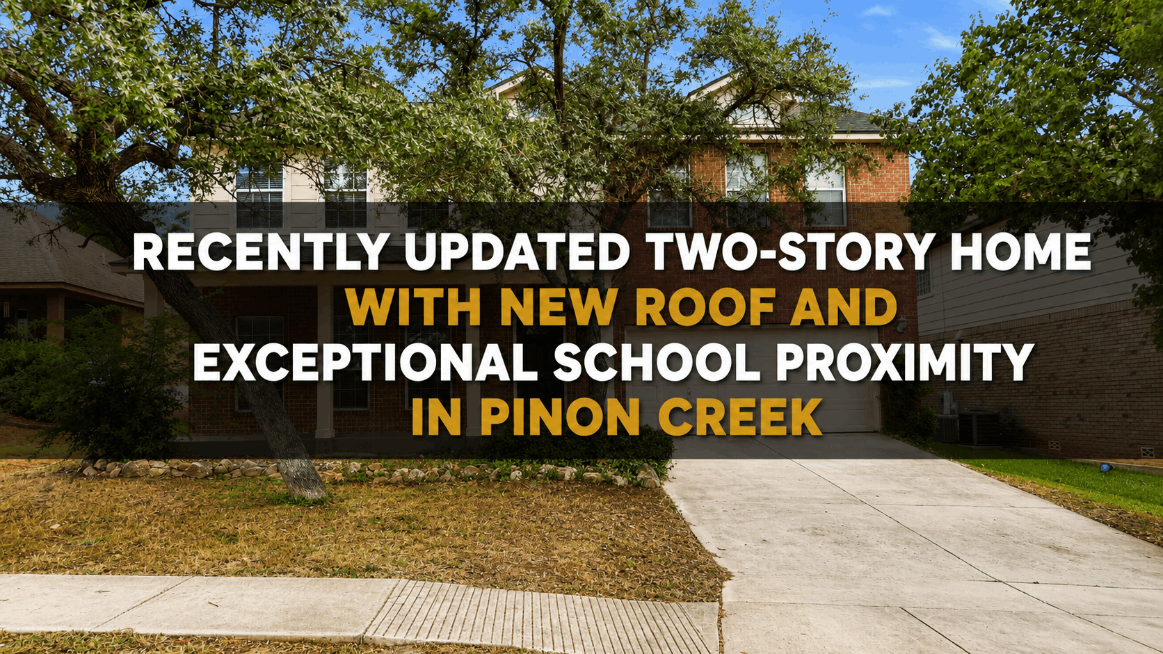 Recently Updated Two-Story Home with New Roof and Exceptional School Proximity in Pinon Creek