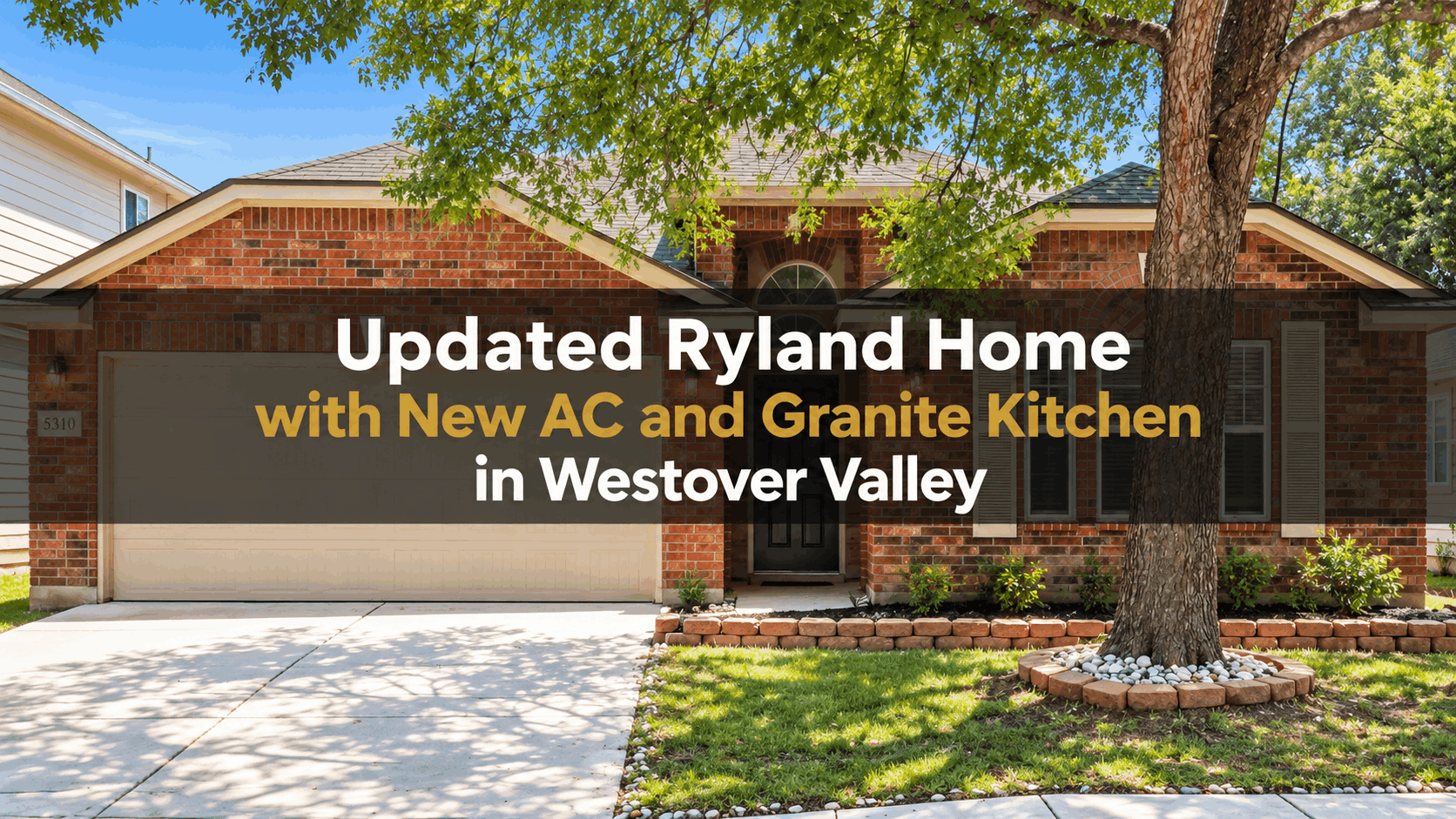 Updated Ryland Home with New AC and Granite Kitchen in Westover Valley