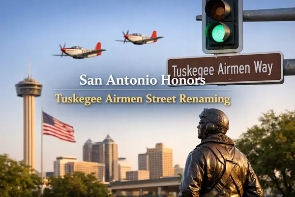 San Antonio Honors Tuskegee Airmen with East Side Street Renaming