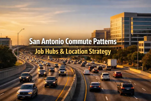 San Antonio Commute Patterns and Job Hubs: Strategic Guide to Choosing the Right Location,Tami Price