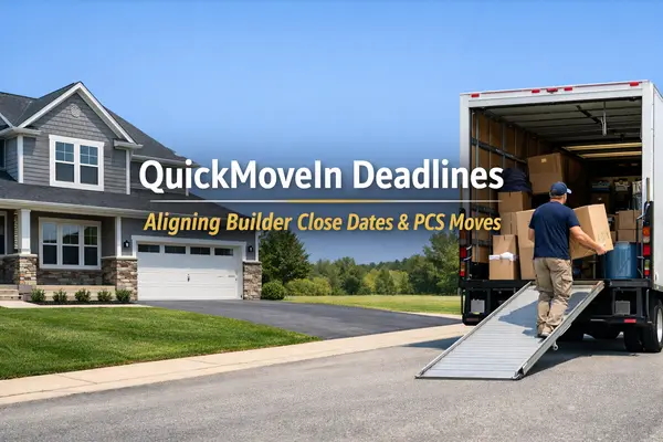 QuickMoveIn Deadlines: How to Align a Builder Close Date With PCS Travel and HHG Delivery,Tami Price