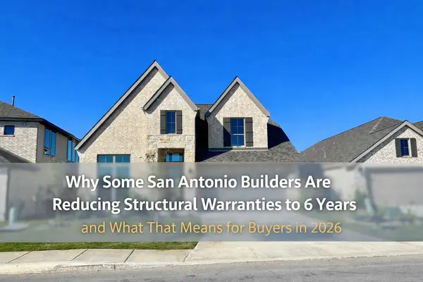 Why Some San Antonio Builders Are Reducing Structural Warranties to 6 Years, and What That Means for Buyers in 2026,Tami Price
