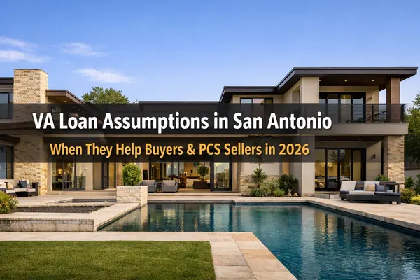 VA Loan Assumption in San Antonio: When It Helps a Buyer (and a PCS Seller) in 2026