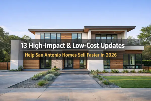 feature image of 13 High Impact, Low Cost Updates That Actually Help San Antonio Homes Sell Faster in 2026