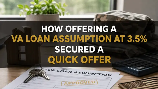 How Offering a VA Loan Assumption at 3.5% Secured a Quick Offer