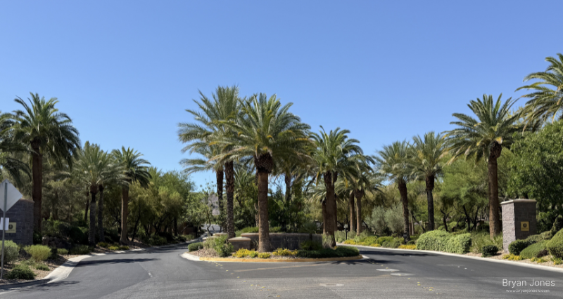 MacDonald Highlands Henderson NV guard gated entrance luxury community Bryan Jones REALTOR