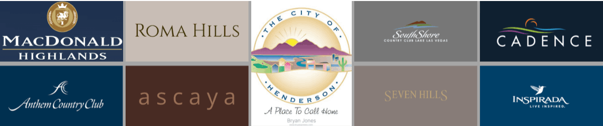 Henderson NV neighborhoods MacDonald Highlands Ascaya Anthem Country Club Roma Hills SouthShore Lake Las Vegas Seven Hills Inspirada Cadence Bryan Jones REALTOR