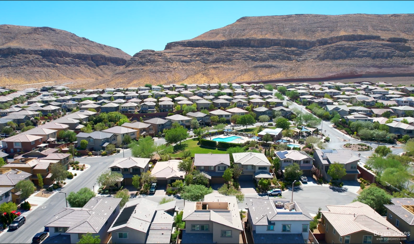Summerlin Las Vegas aerial luxury neighborhood Strip view Bryan Jones luxury REALTOR