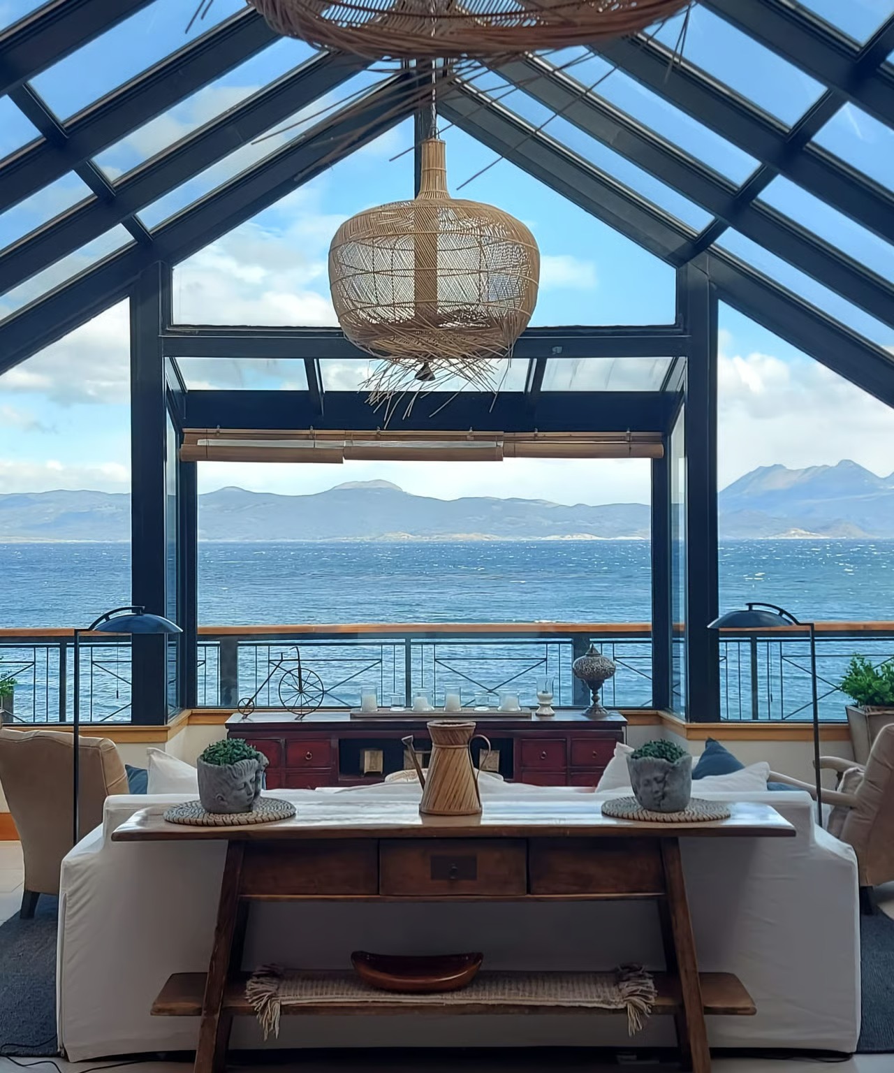 Interior with ocean view