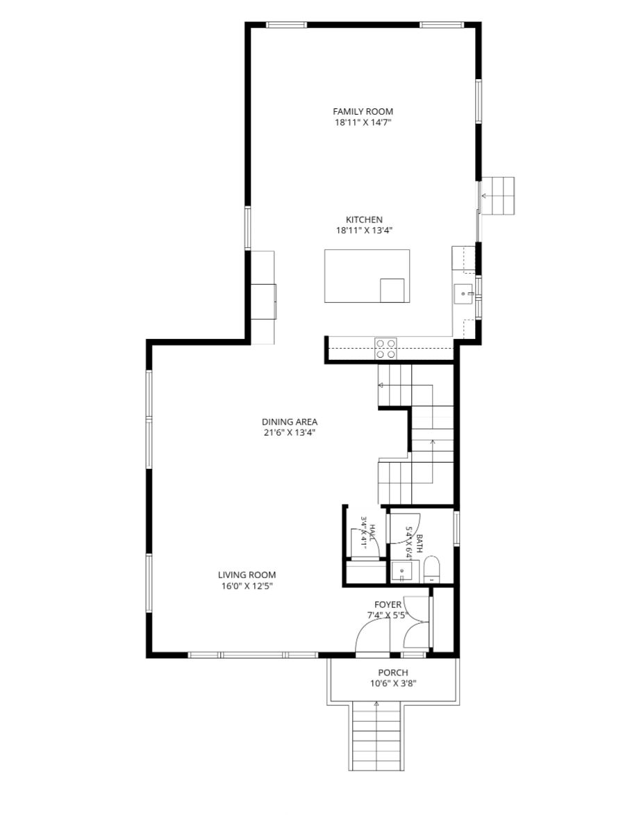 1 Lennoco — first floor plan