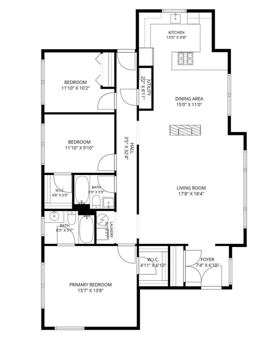 1 Sylvia St Unit 3 — floor plan