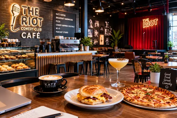 The Riot Comedy Club Opens a New Café on Washington Avenue in Houston