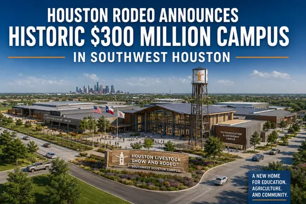 Houston Rodeo Announces Historic $300 Million Campus in Southwest Houston