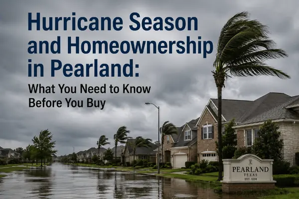 feature image of Hurricane Season and Homeownership in Pearland: What You Need to Know Before You Buy