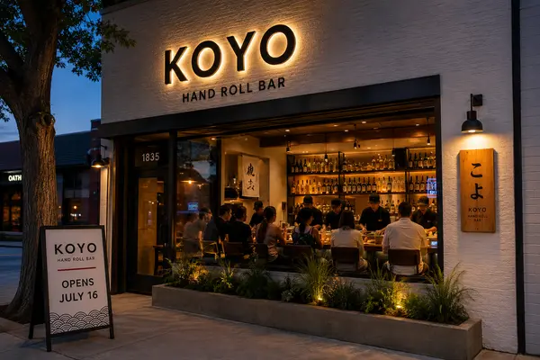 Koyo Hand Roll Bar Opens in Houston Heights, Bringing Fresh Hand Rolls and Japanese Whisky to North Shepherd