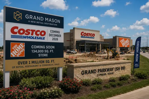 Costco and Home Depot Are Driving Major Growth Along the Katy-Cypress Corridor