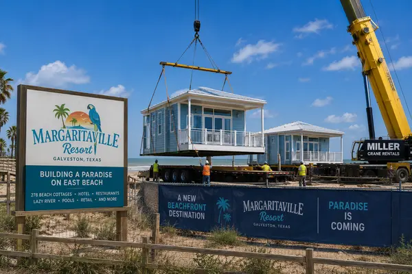 Galveston's $700 Million Margaritaville Resort Reaches Major Construction Milestone