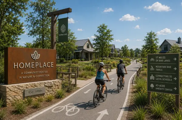 A New Montgomery County Community Is Betting Big on Bikes—and Houston May Be Watching Closely
