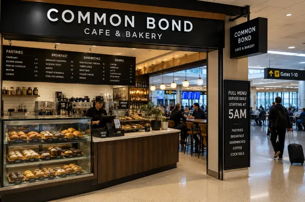 feature image of Common Bond Opens New Location at Hobby Airport, Bringing Its Full Menu to Travelers