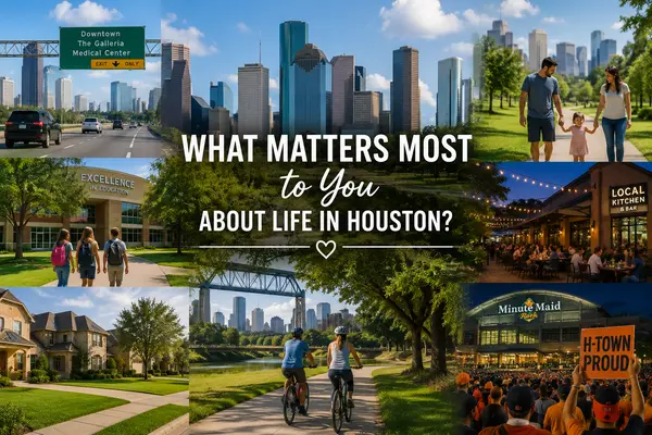What Matters Most to You About Life in Houston?